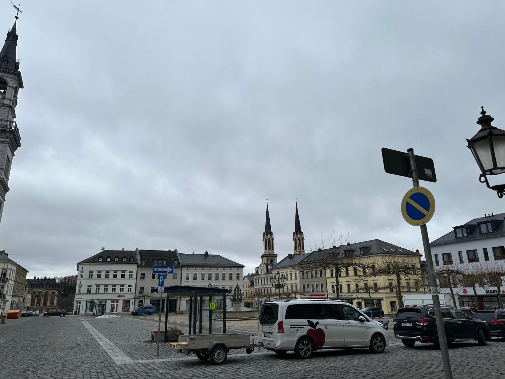 Kleinzimmer Am Markt Oelsnitz  Dış mekan fotoğraf